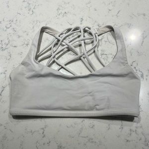 Lululemon White Sports Bra